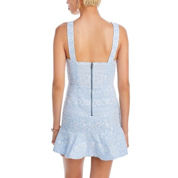 Alice and Olivia Womens Kaidra Sleeveless Short Mini Dress - Image 3